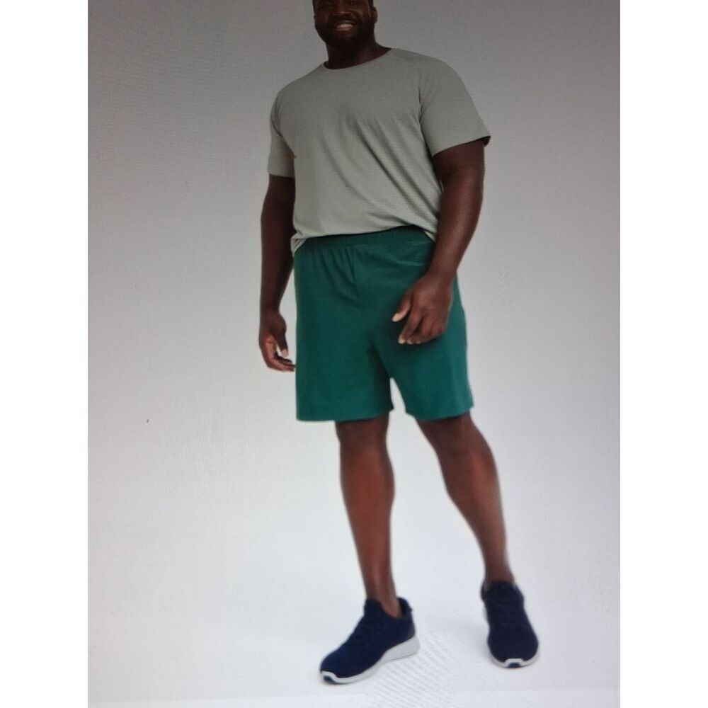 All In Motion 8" Dark Teal Mens Woven Moisture Wicking Shorts Extra Large New